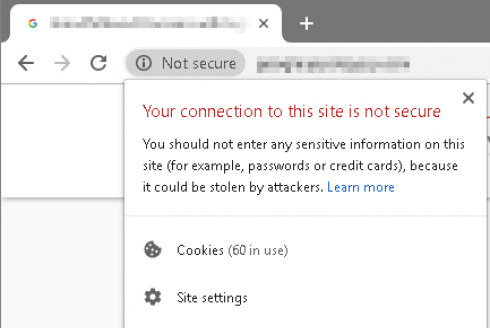 Chrome cảnh báo "Không bảo mật" trên website không dùng HTTPS